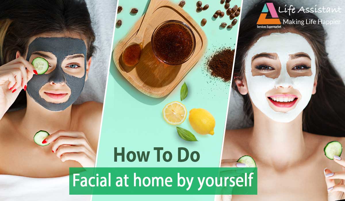 how to do facial yourself sexy photo