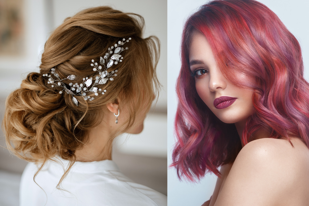 Try out some new hair colours and styles for the festival look