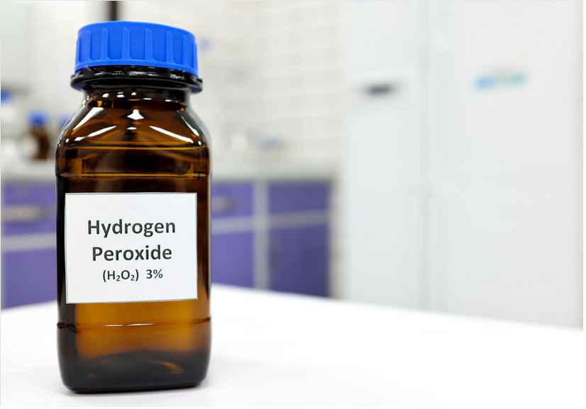 Hydrogen peroxide is a powerful stain remover and disinfectant. 