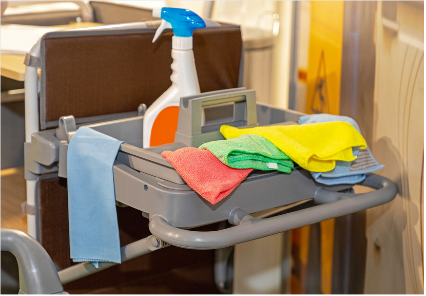 Use microfiber cloths to clean delicate surfaces like glass and stainless steel.